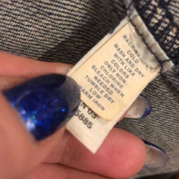 Gap denim jean distressed vest - Picture 4 of 5